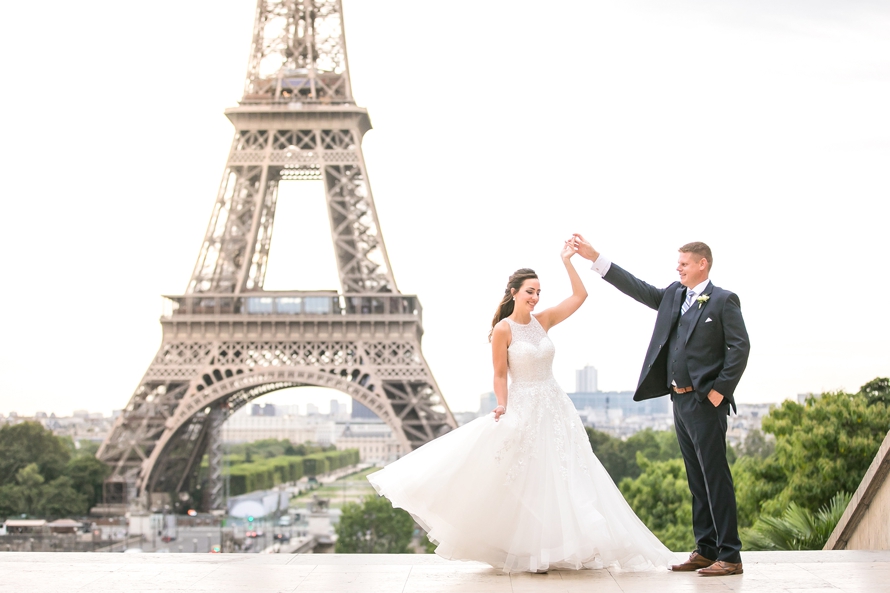 Trocadero wedding photo