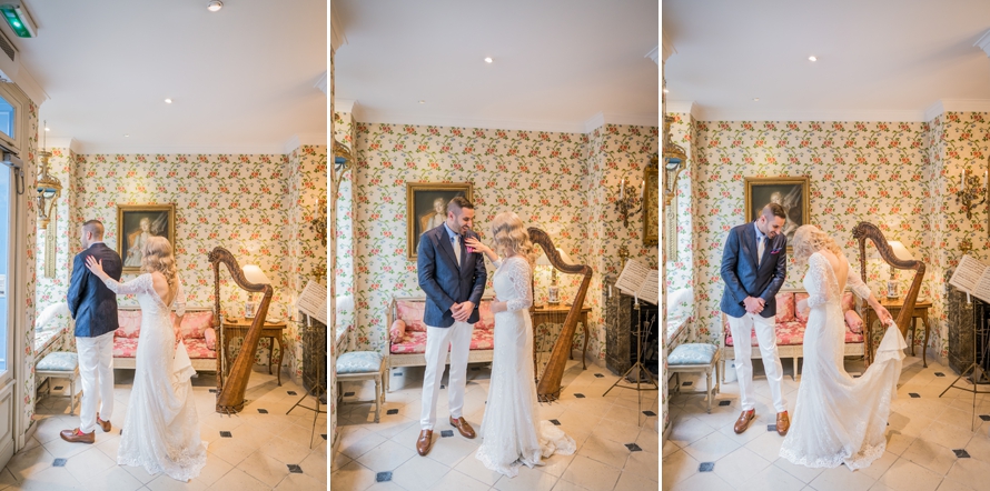 Paris elopement first look