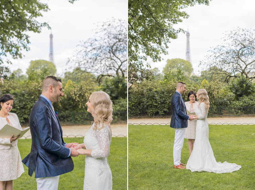 Perfect Paris Eiffel Tower elopement