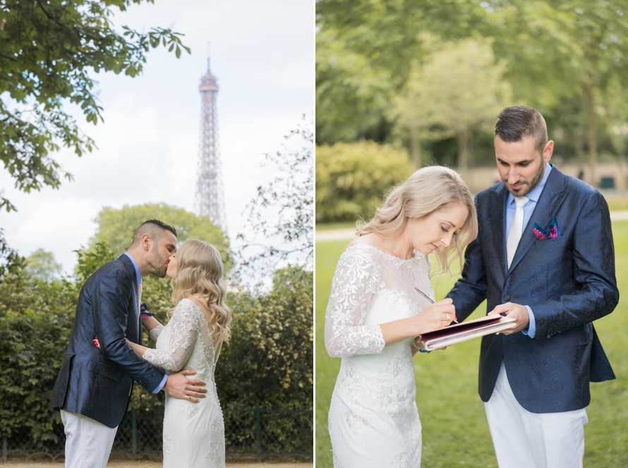 Paris officiant ceremony