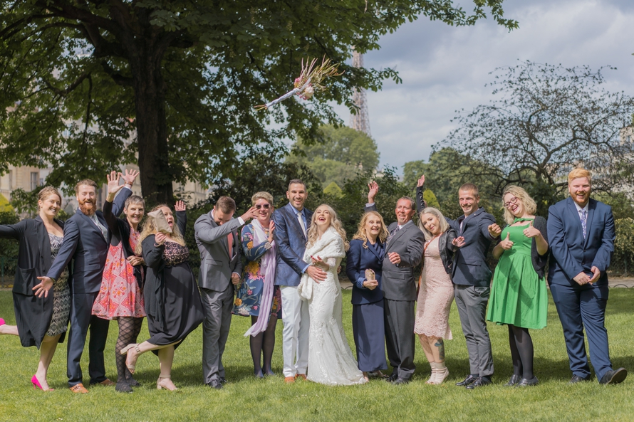 Paris intimate wedding