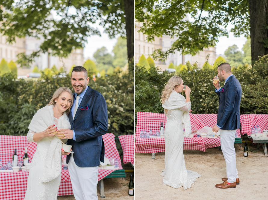 Perfect Paris elopement picnic