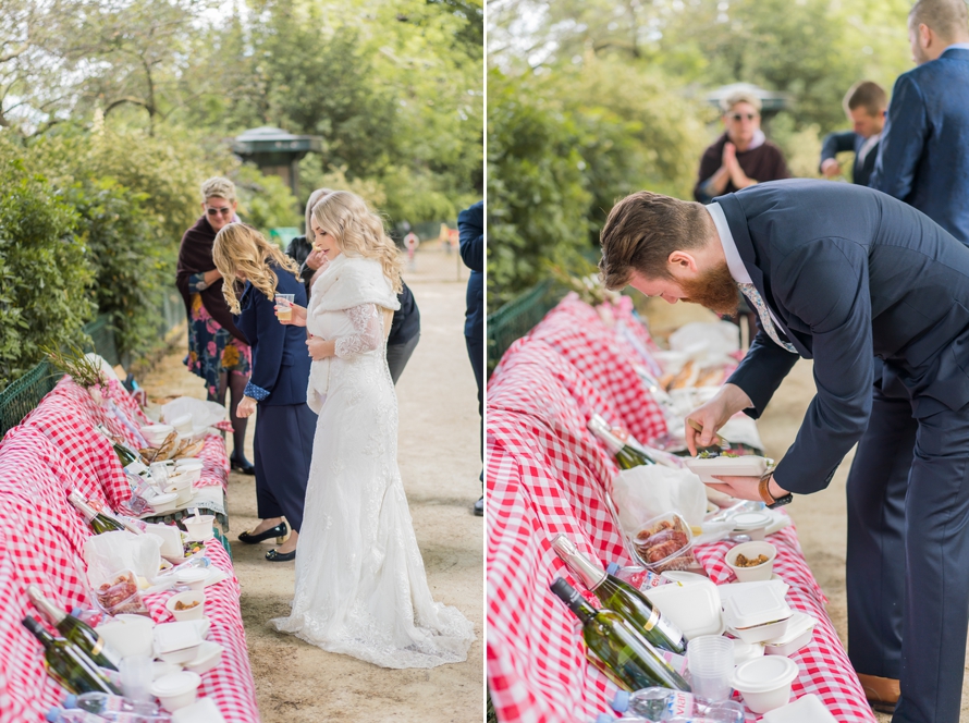 Paris wedding picnic