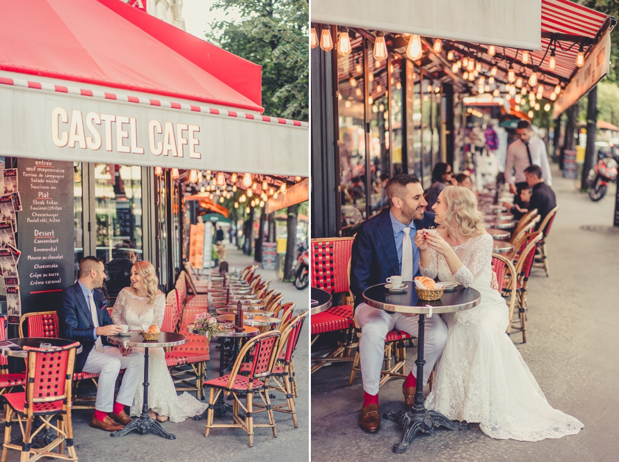 Parisian Cafe elopement